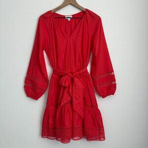 Evereve Red Juliana Mini Dress
